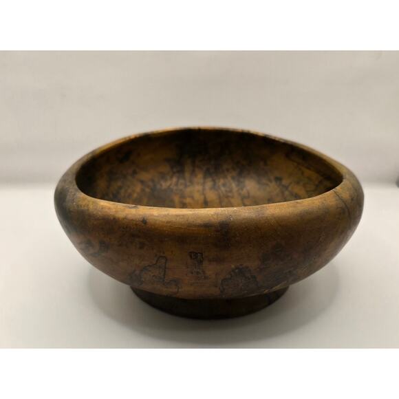 Vintage Mid-Century Handcrafted Wooden Bowl by David Auld - Picture 3 of 6